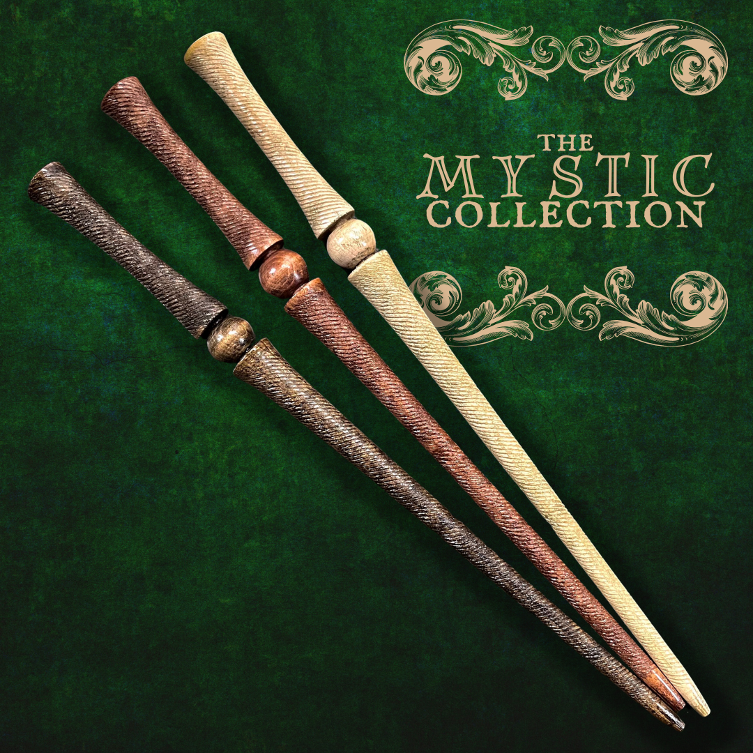 Dragonhide Wand (Redwood Finish) – Wynott Wands