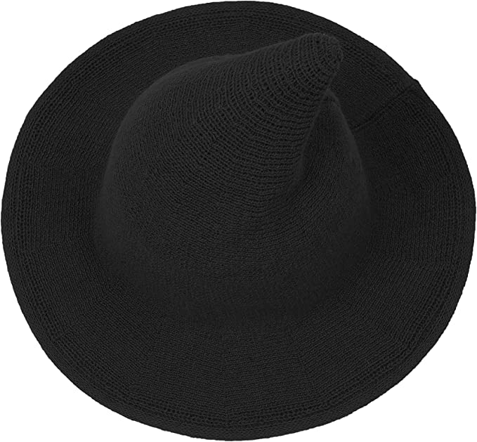 "Every Witch Lives In Salem" Halloween Witch Hat - Adjustable Cotton Denim, Black, One Size Fits Most