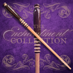 Mahogany Wand, Deep Brown and Natural with Power Coil