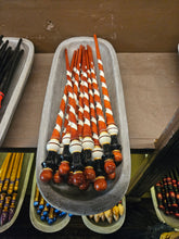 Mahogany Wand, Orange and White Scepter