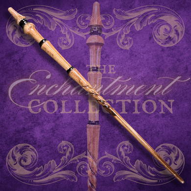 Mahogany Wand, Elegant Natural with Accents