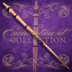 Mahogany Wand, Elegant Natural with Accents