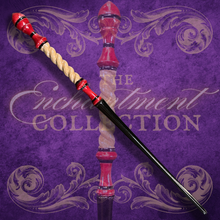 Mahogany Wand, Black and Burnt Orange