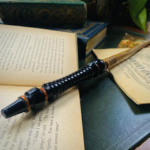Mahogany Wand, Natural with Black Handle
